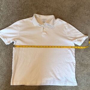 Van Heusen Classic White Polo Shirt size M